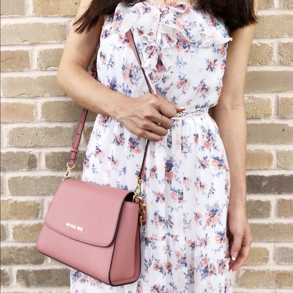 Gaby’sBags👜💕-NWT Michael Kors Purse Rose Pink - Picture 7 of 8